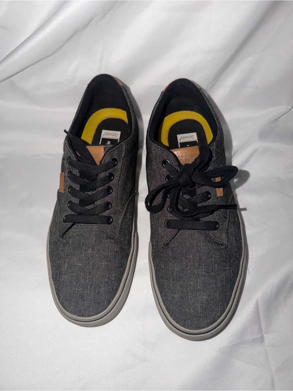 Vans Men's Atwood DX Deluxe Skate Shoes - Gray Canvas Sz 10